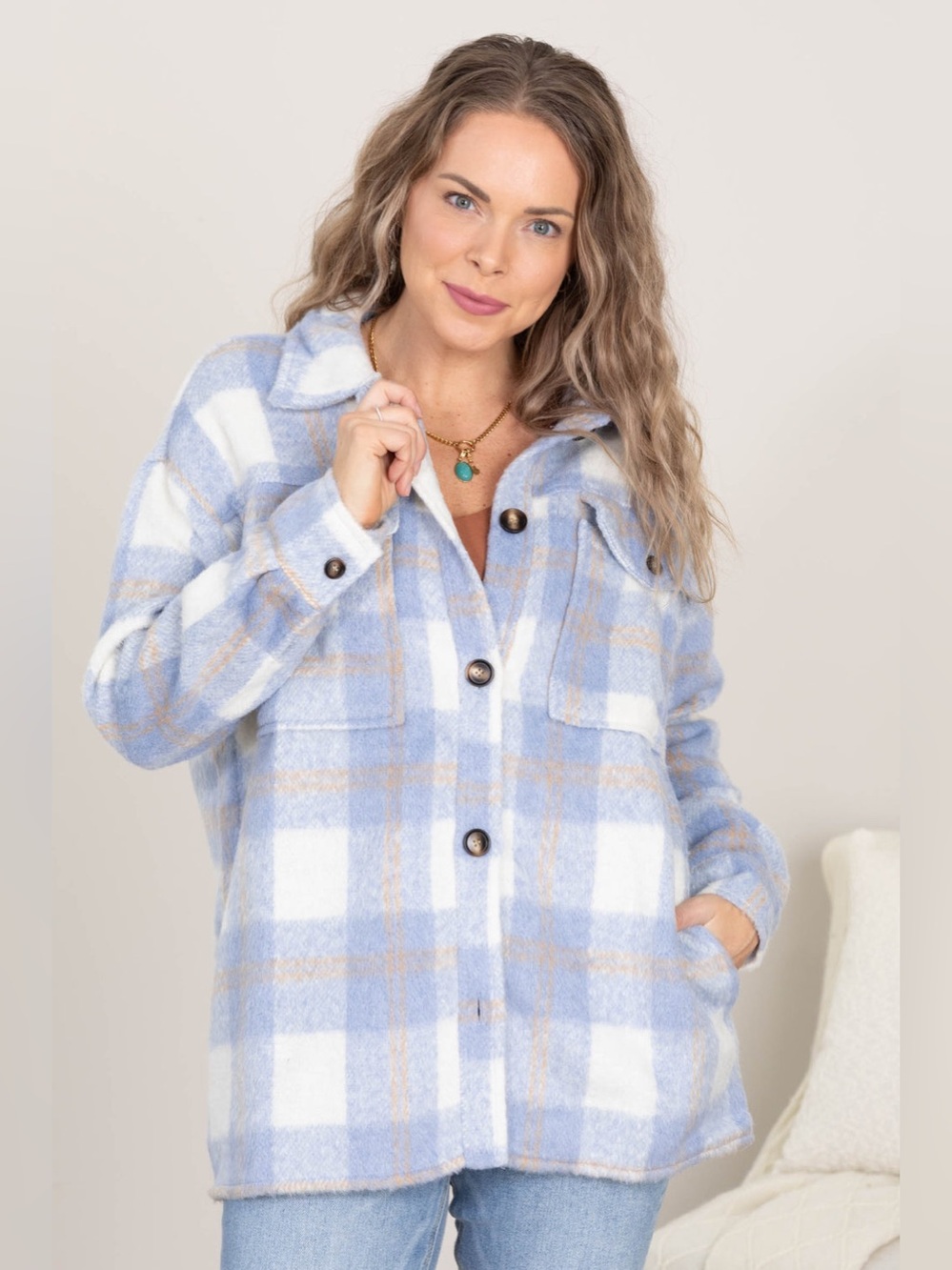 LikeNew! Francesca’s Plaid Cottagecore Farmhouse Free People Fall Fashion Jacket